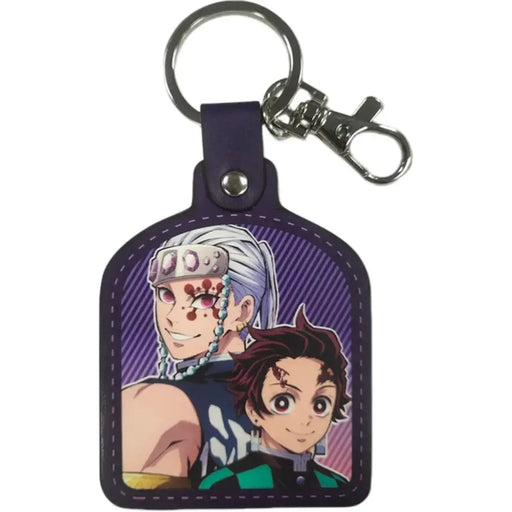 Demon Slayer [Entertainment District Arc] - Tengen Uzui & Tanjiro Kamado Keychain (3", PU Leather) - Great Eastern Entertainment