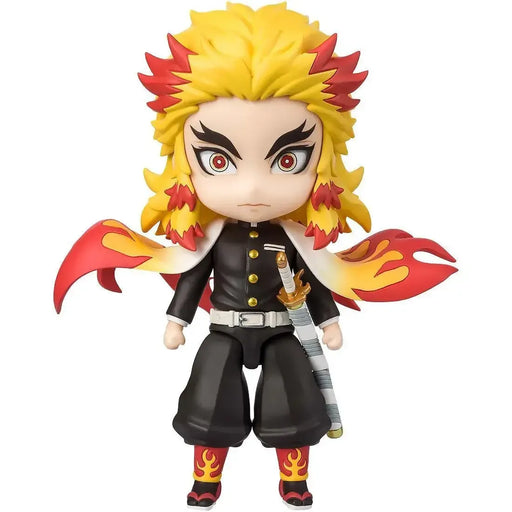 Demon Slayer - Flame Breathing Kyojuro Rengoku Figure (3.5") - Bandai Spirits [Tamashii Nations] - Figuarts mini Series (057)