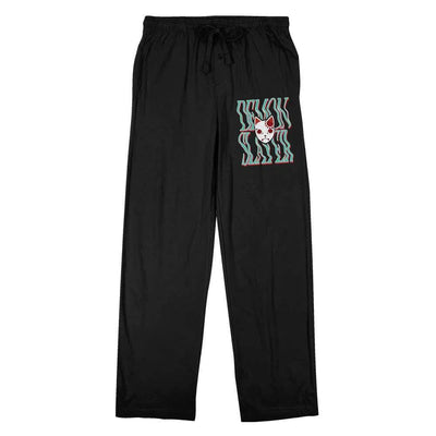 Demon Slayer - Fox Warding Mask Pajama Pants (Black) - Bioworld
