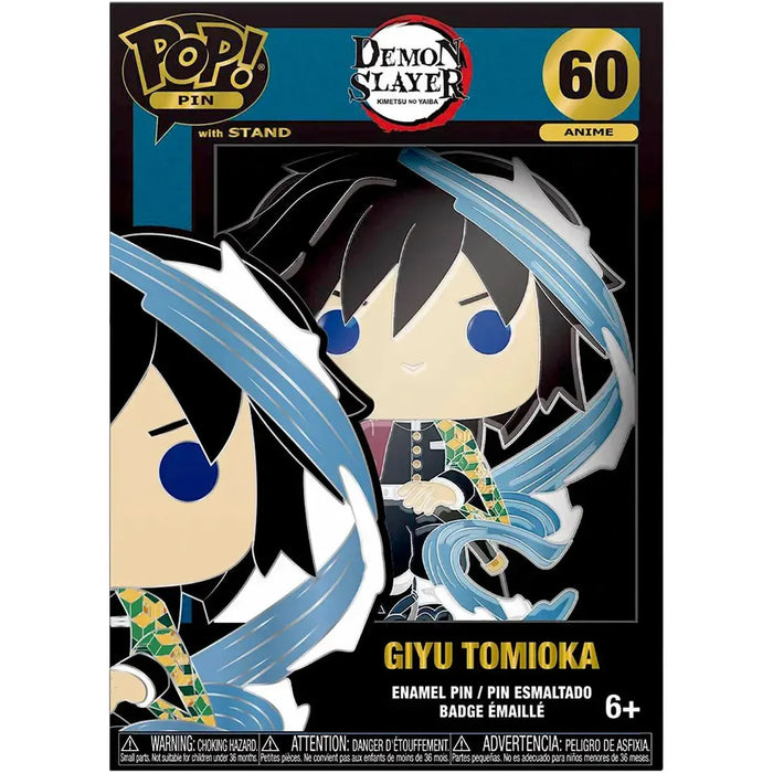Demon Slayer - Giyu Tomioka Pin Badge (Enamel) - Funko - Pop! Anime Pin Series (36)