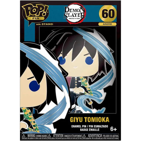 Demon Slayer - Giyu Tomioka Pin Badge (Enamel) - Funko - Pop! Anime Pin Series (36)