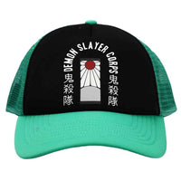 Demon Slayer - Hanafuda Earring Trucker Hat - Bioworld- Image 1