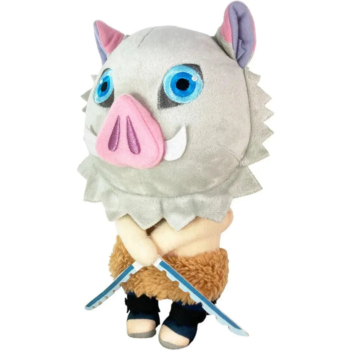 Demon Slayer - Inosuke Hashibira with Nichirin Swords Plush (8") - Great Eastern Entertainment