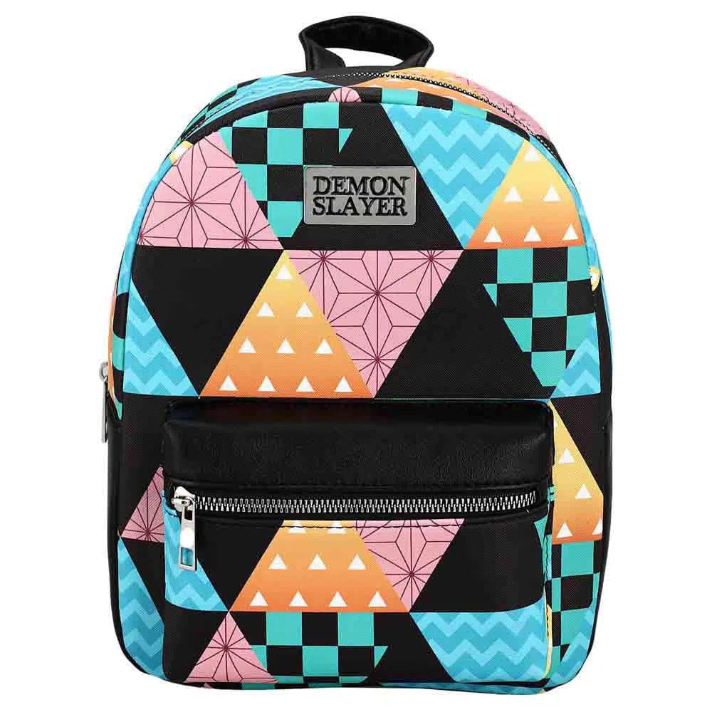demon slayer: kimetsu no yaiba pin collector mini backpack Demon Slayer - Kimono Patterns Mini Backpack