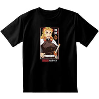 Demon Slayer - Kyojuro Rengoku S2 Unisex T-Shirt (Black) - ABYstyle