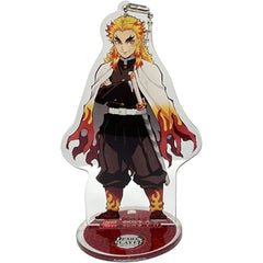 Demon Slayer - Kyojuro Rengoku Standee Figure Keychain (4", Acrylic) - Great Eastern Entertainment