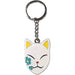 Demon Slayer - Makomo Warding Mask Keychain (1.5", Metal) - Great Eastern Entertainment