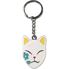 Demon Slayer - Makomo Warding Mask Keychain (1.5", Metal) - Great Eastern Entertainment