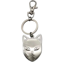 Demon Slayer - Metallic Sabito Warding Mask Keychain (1.75", Metal) - Great E...- Image 1