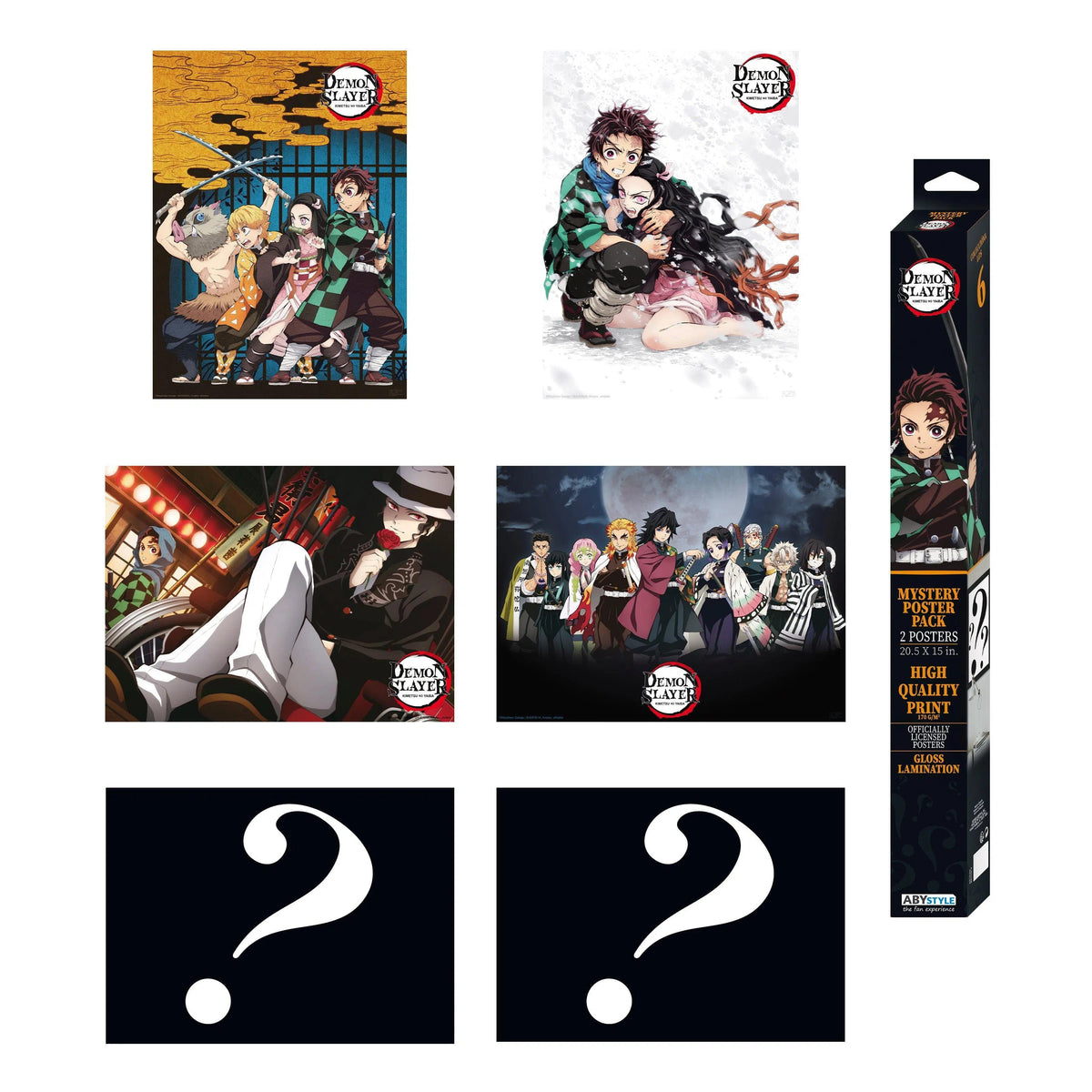 Demon Slayer Mystery Posters - ABYstyle — Poggers