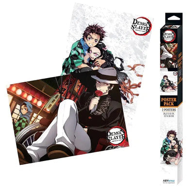 Demon Slayer - Nezuko, Tanjiro & Muzan Boxed Poster Set (20.5