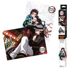 Demon Slayer - Nezuko, Tanjiro & Muzan Boxed Poster Set (20.5