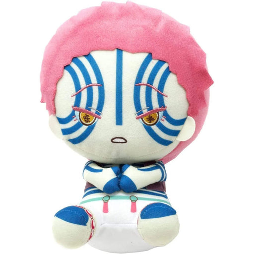 Demon Slayer - Sitting Akaza Plush (8") - Bandai Spirits [Banpresto]