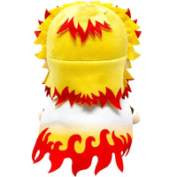 Demon Slayer - Sitting Kyojuro Rengoku Plush (7") - Great Eastern Entertainment- Image 2