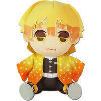 Demon Slayer - Sitting Zenitsu Agatsuma Plush (7") - Great Eastern Entertainment- Image 1