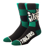 Demon Slayer - "Tanjiro" Crew Socks - Bioworld- Image 1
