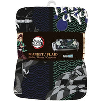 Demon Slayer - Tanjiro Kamado & Tengen Uzui Plush Throw Blanket (47