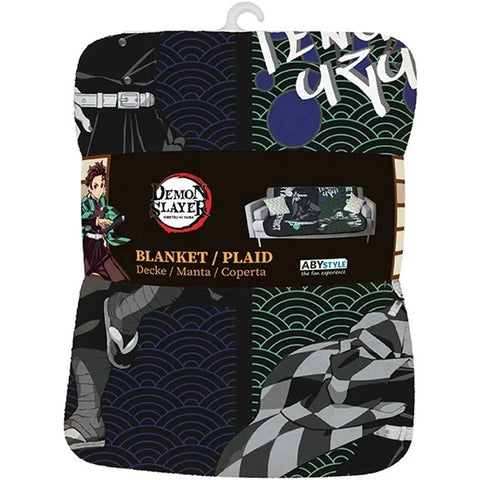 Demon Slayer - Tanjiro Kamado & Tengen Uzui Plush Throw Blanket (47