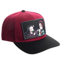 Demon Slayer - Tanjiro & Nezuko Patch Snapback Hat (Sublimated, Pre-Curved Bi...- Image 3