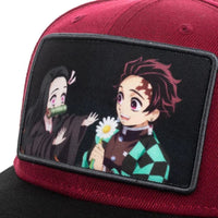 Demon Slayer - Tanjiro & Nezuko Patch Snapback Hat (Sublimated, Pre-Curved Bi...- Image 6