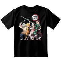 Demon Slayer - Tanjiro, Nezuko, Zenitsu & Inosuke Group Unisex T-Shirt - ABYstyle