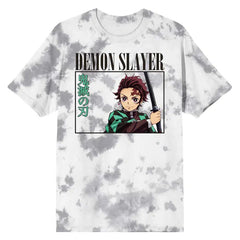 Demon Slayer - Tanjiro T-Shirt (Washed, Unisex) - Bioworld