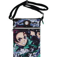 Demon Slayer - Water Breathing Tanjiro Kamado Cross Body Passport Bag - Funko...- Image 1
