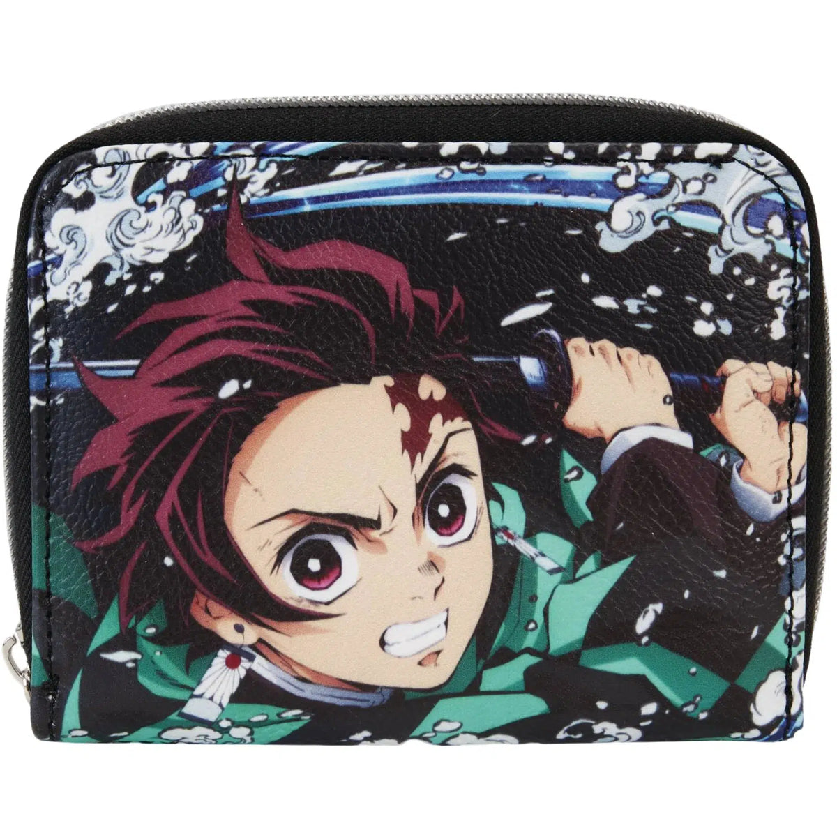 Demon Slayer - Tanjiro Kamado Kimono Pattern Wallet — Poggers display picture 2