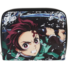 Demon Slayer - Water Breathing Tanjiro Kamado Kimono Pattern Wallet - Funko - Loungefly Series