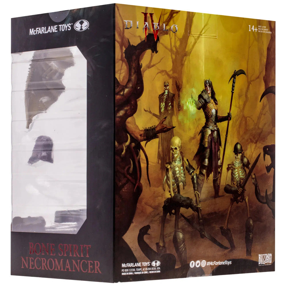 Diablo IV - Bone Spirit Necromancer Action Figure with Mystery Weapon (6") - McFarlane Toys