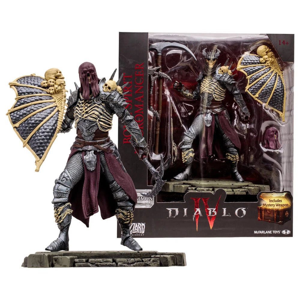 Diablo IV - Bone Spirit Necromancer Action Figure with Mystery Weapon (6") - McFarlane Toys