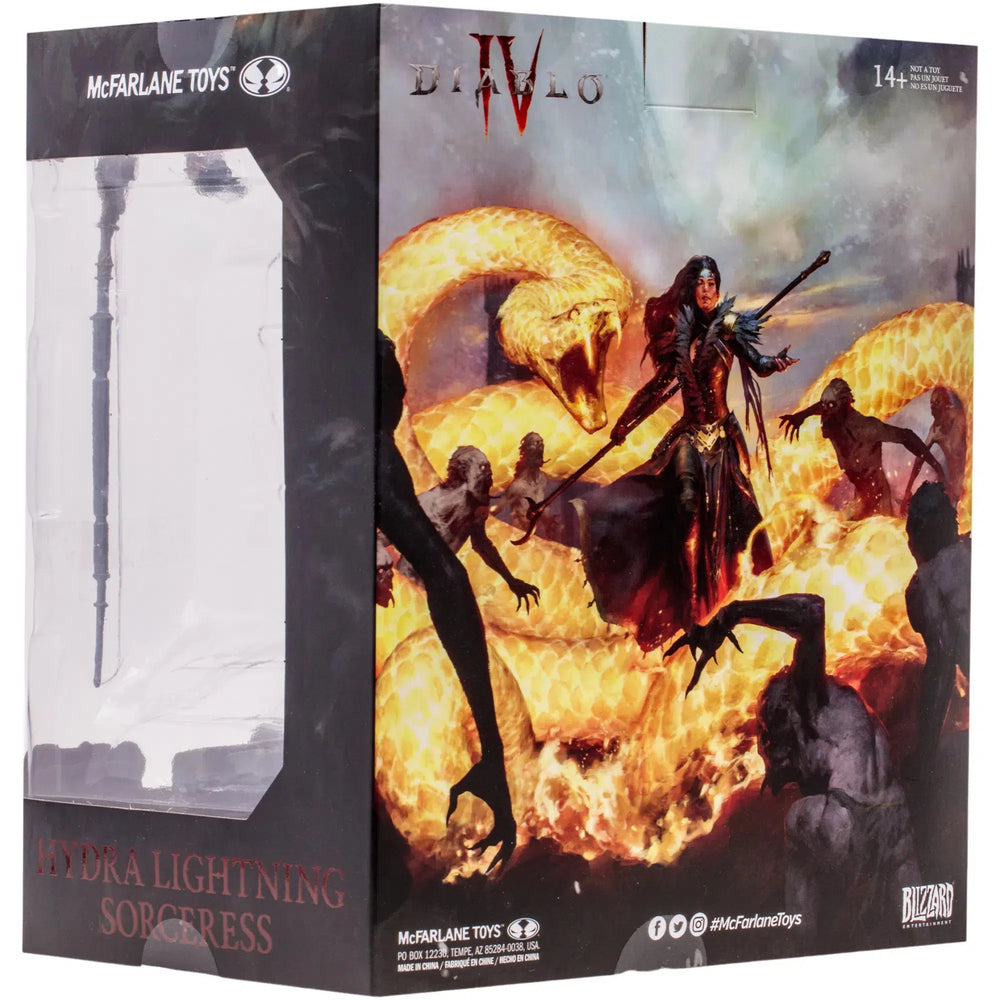 Diablo IV - Hydra Lightning Sorceress with Mystery Weapon Action Figure (6") - McFarlane Toys