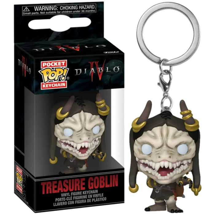 Diablo IV - Treasure Goblin Figure Keychain (1.75", Vinyl) - Funko - Pocket Pop! Keychain Series - (2024)