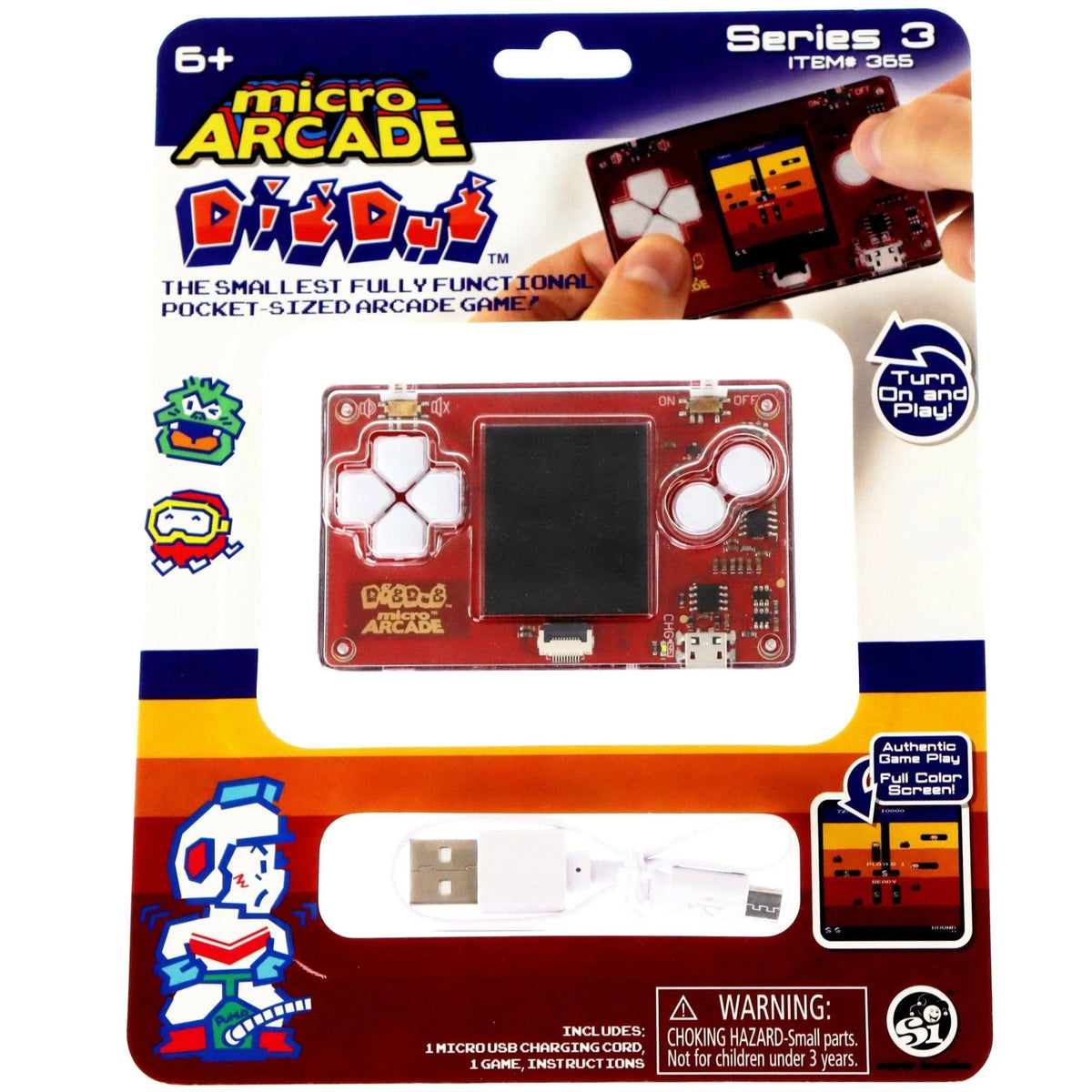 Dig Dug Handheld Electronic Game - Micro Arcade — Poggers