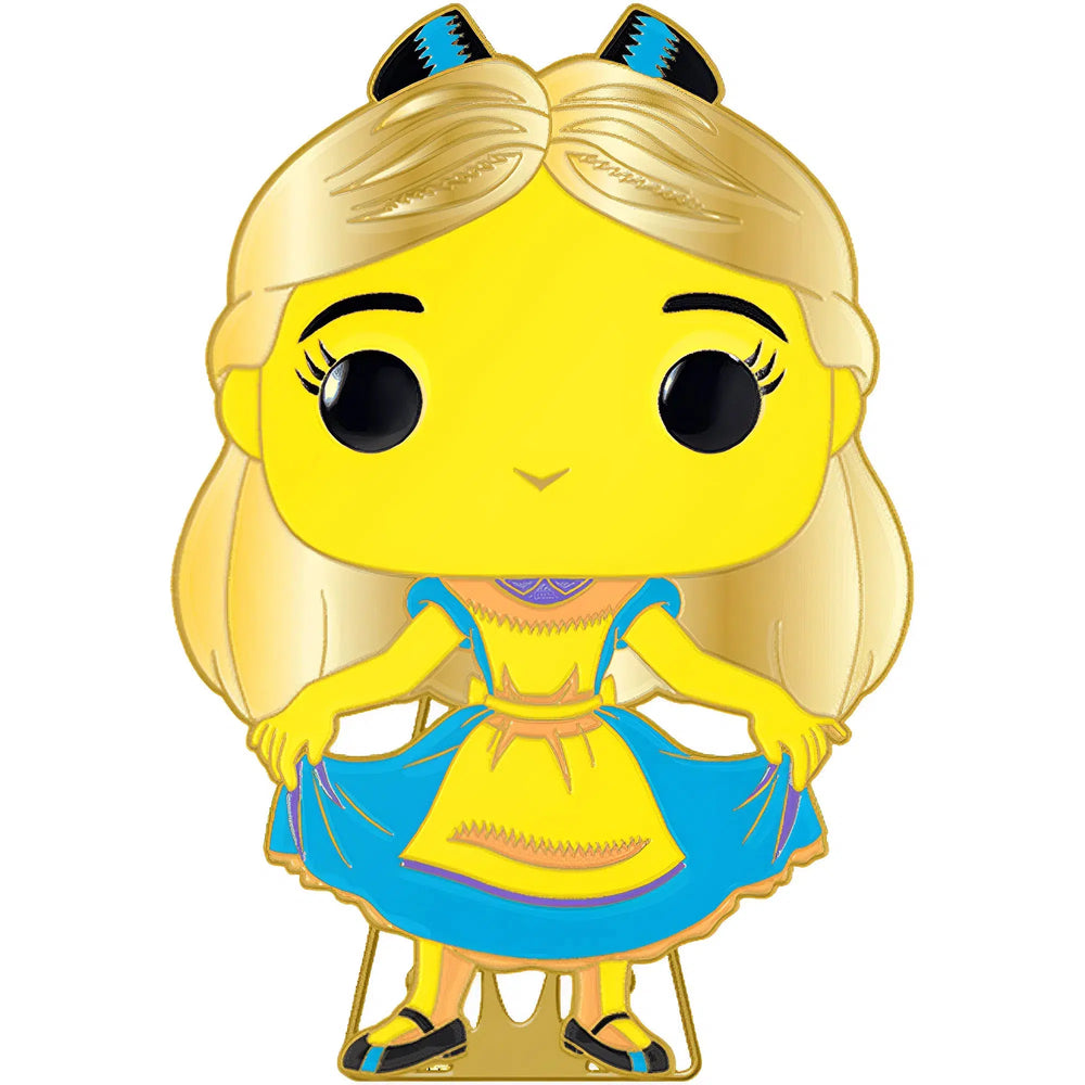 Disney [Alice in Wonderland] - Curtsying Alice Pin Badge (Glows in the Dark, Enamel) - Funko - Pop! Pin Series (17)