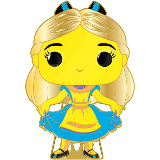 Disney [Alice in Wonderland] - Curtsying Alice Pin Badge (Glows in the Dark, Enamel) - Funko - Pop! Pin Series (17)