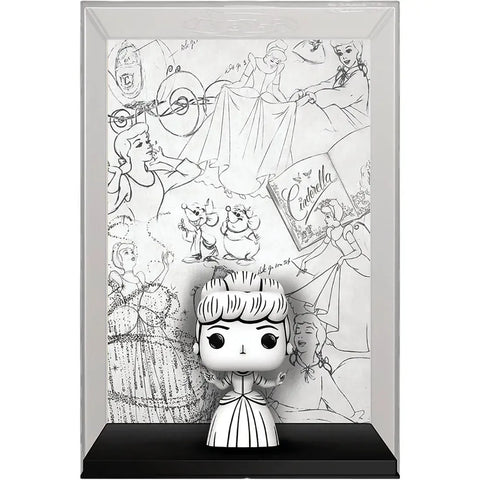 Disney [Cinderalla] - Black & White Sketched Cinderalla Figure with Sketch Art Backdrop (4.4