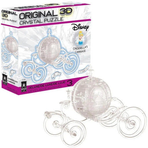 Disney [Cinderella] - Clear Cinderella's Carriage Figure 3D Crystal Puzzle (Translucent) - University Games - Bepuzzled Series