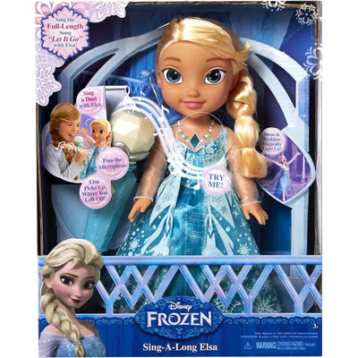 Disney [Frozen] - Sing-A-Long Elsa Toy Doll With Microphone - Jakks Pacific - (2013)