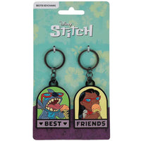 Disney: Lilo & Stitch - Best Friends Keychain Set - Bioworld- Image 1