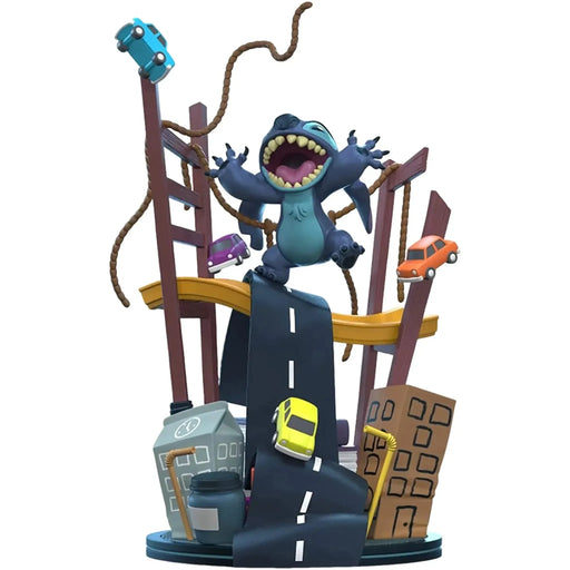 Disney [Lilo & Stitch] - Stitch Visits San Francisco Diorama Figure (8") - Quantum Mechanix (QMx) - Q Fig Max Series (#103) - (2021)