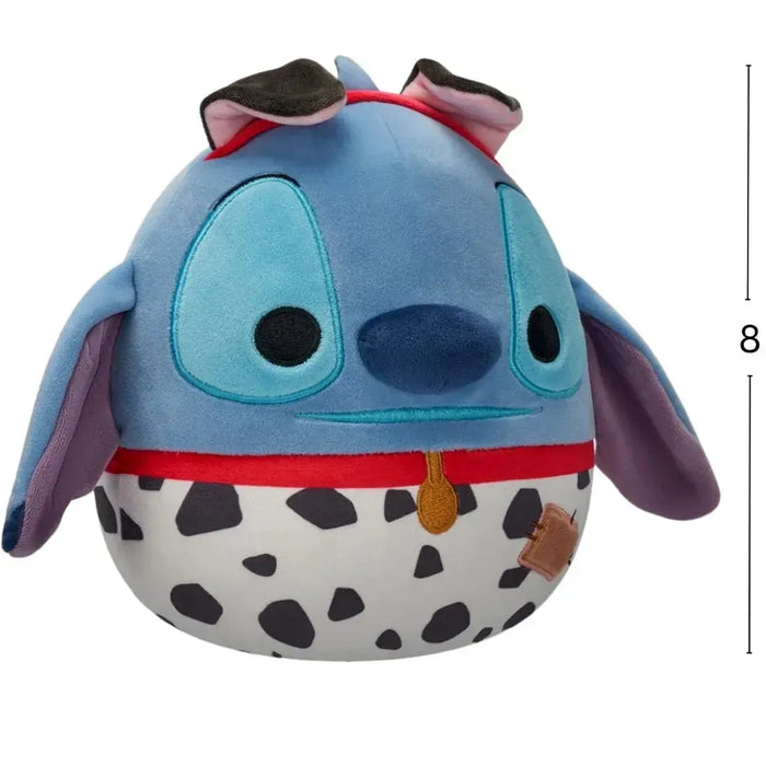 Disney [Lilo & Stitch x 101 Dalmatians] - Stitch in Dalmatian Dog Costume Plush (8") - Jazwares - Squishmallows Series