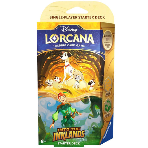 Disney Lorcana TCG [Into the Inklands] - Dogged and Dynamic Starter Deck (Amber & Emerald) - Ravensburger