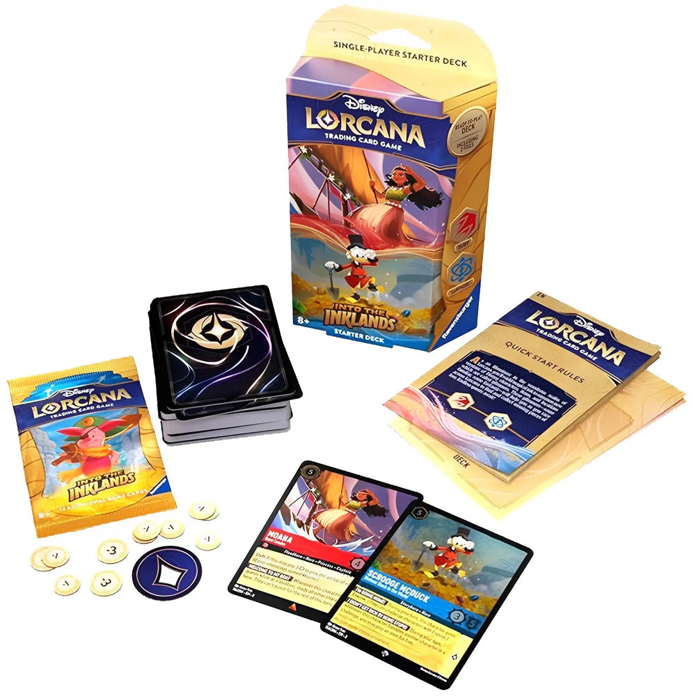 Disney Lorcana TCG [Into the Inklands] - Plenty of Pluck Starter Deck (Ruby & Sapphire) - Ravensburger