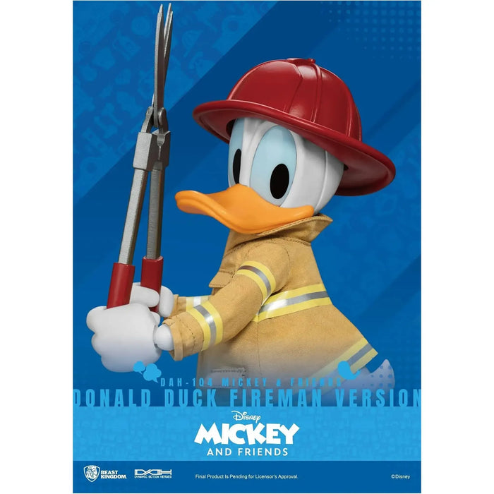 Disney [Mickey & Friends] - Donald Duck Fireman Version Action Figure (6.75") - Beast Kingdom - D...
