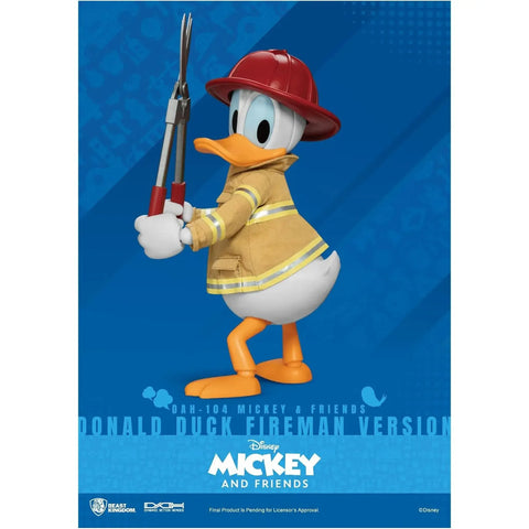 Disney [Mickey & Friends] - Donald Duck Fireman Version Action Figure (6.75