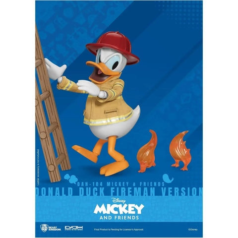 Disney [Mickey & Friends] - Donald Duck Fireman Version Action Figure (6.75