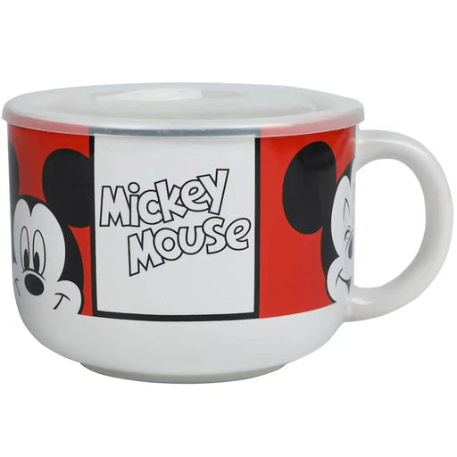 Disney - Mickey Mouse Ceramic Soup Mug with Lid (20 oz.) - Bioworld - (2023)