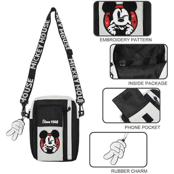 Disney - Mickey Mouse Crossbody Mini Messenger Bag - Bioworld