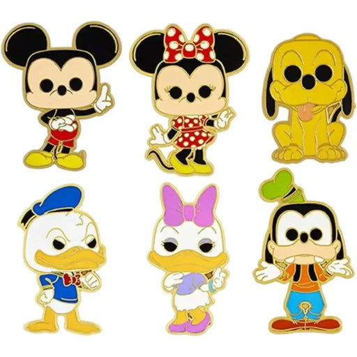 Disney [Mickey Mouse & Friends] - Characters Pin Badge Set (1.75", Enamel) - Funko - Pop! Pin Series